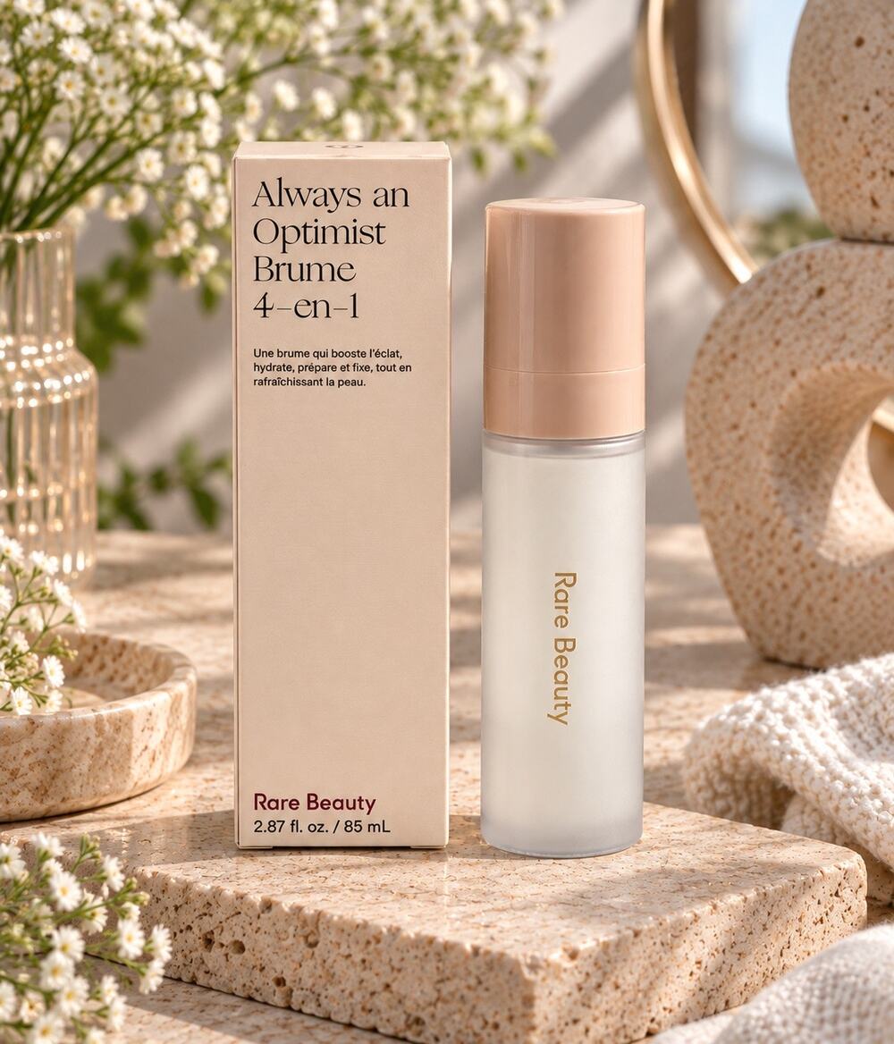 NIB Rare Beauty Always an Optimist 4-in-1 Mist 85mL BRAND NEW IN BOX